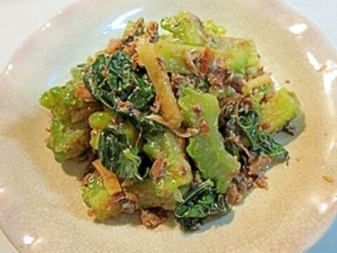 簡単で美味しい！モロヘイヤの蒲焼き炒め♪